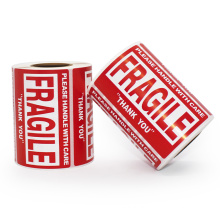 Warnlabel Aufkleber Fragile Labels für den Versand